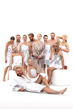 Render People Bundle Spa Posed